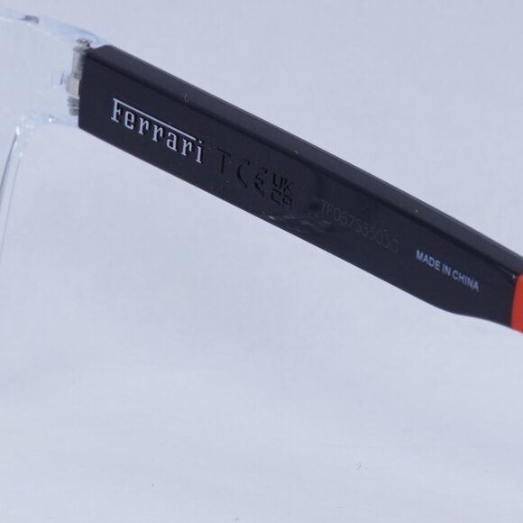 Scuderia Ferrari FZ8010U 513 Eyeglasses Transparent 56mm Square Frame - Picture 6 of 9